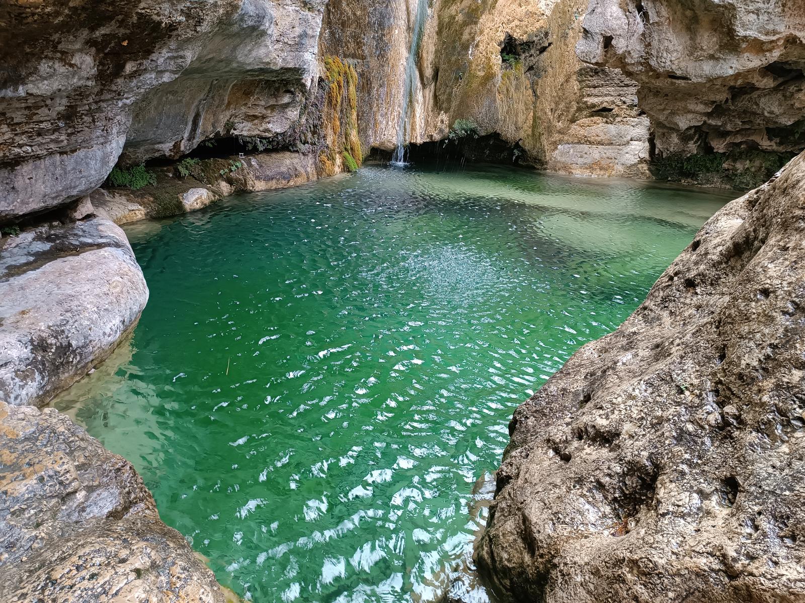 Foto del Gorg de la Febró.