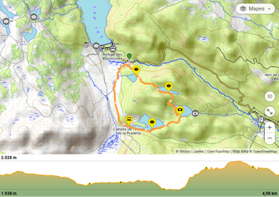 Imatge de la ruta en un mapa