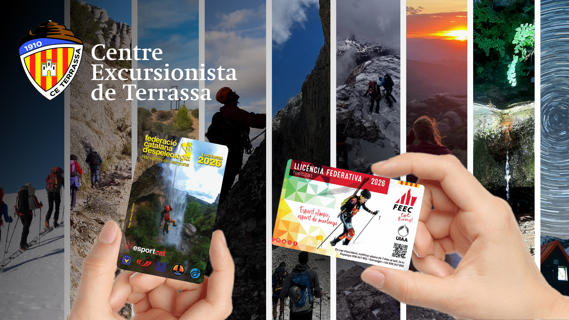 Tramita en línia la teva llicència federativa FEEC i FCE