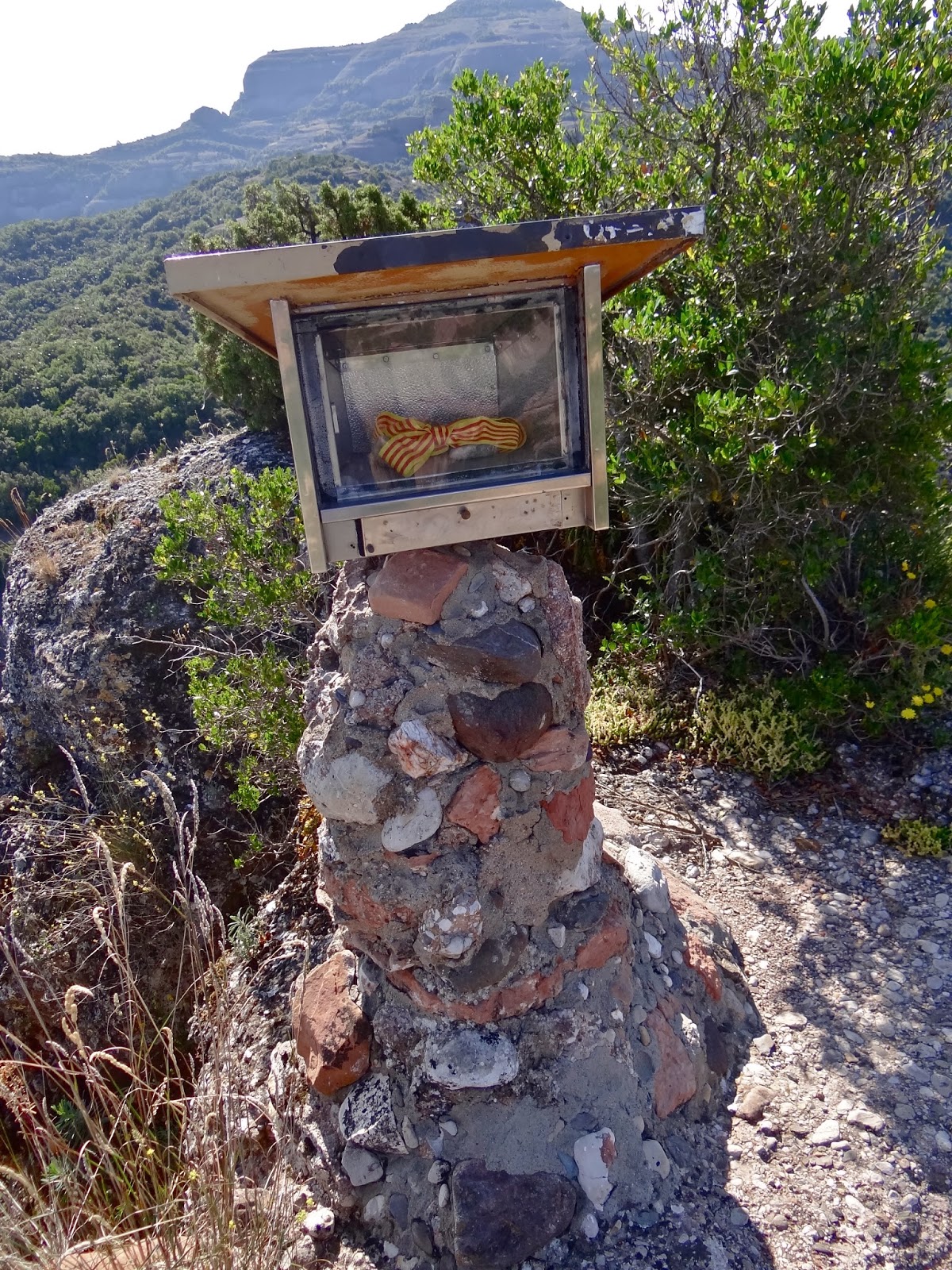 Foto d'una capella al bosc.