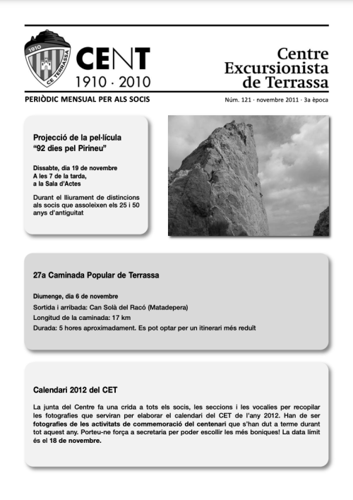 El Butlletí: Novembre 2011