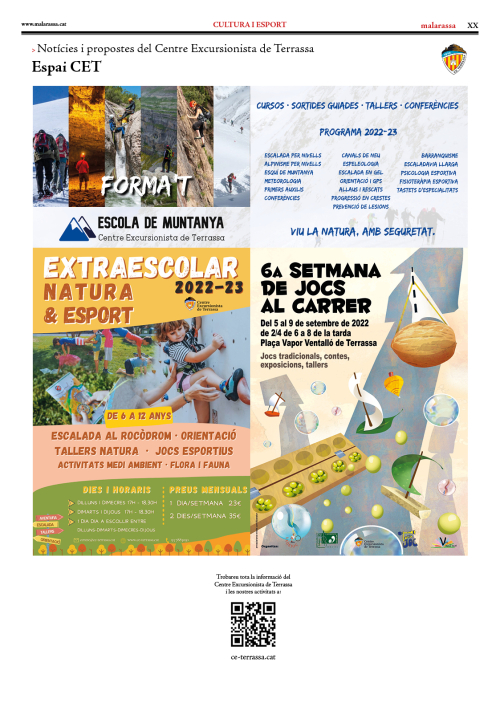 Espai CET: Agost 2022