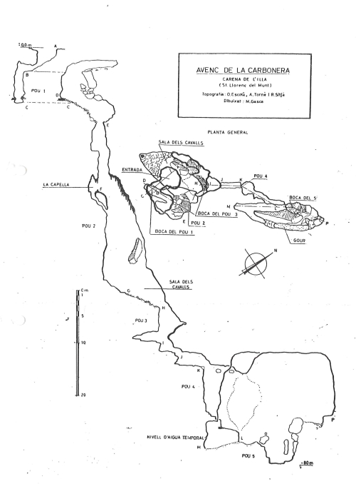 Topografies: Avenc de la Carbonera