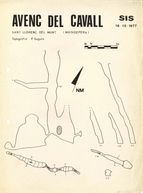 Topografies: Avenc del Cavall