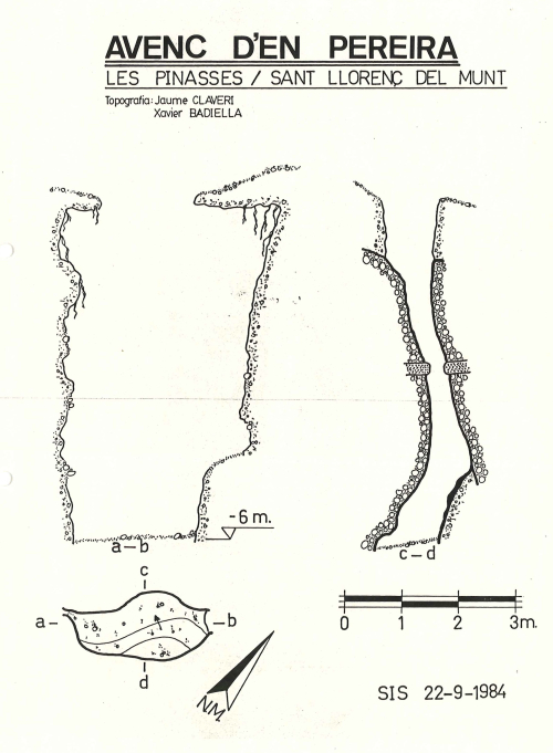 Topografies: Avenc d’en Pereira