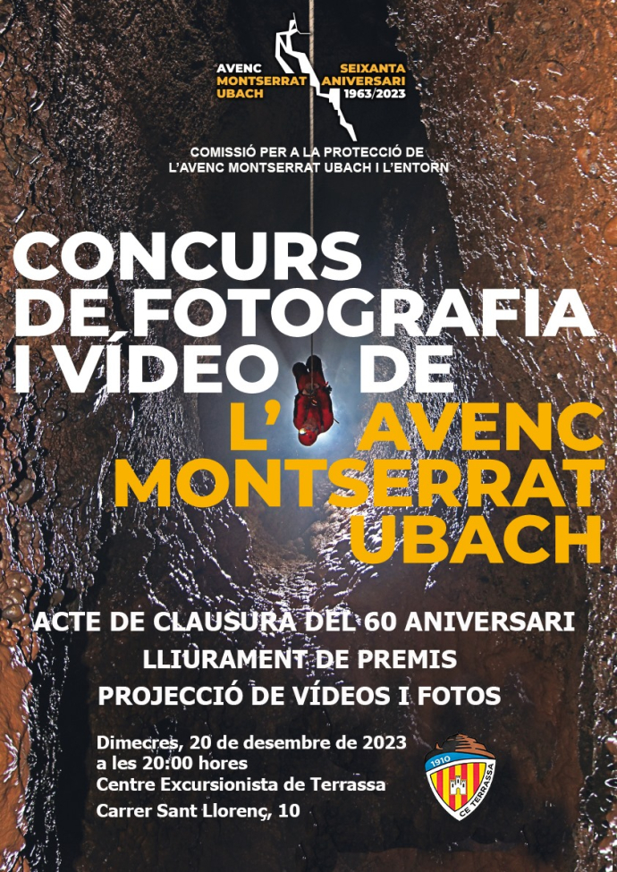 60è aniversari de l'avenc Montserrat Ubach