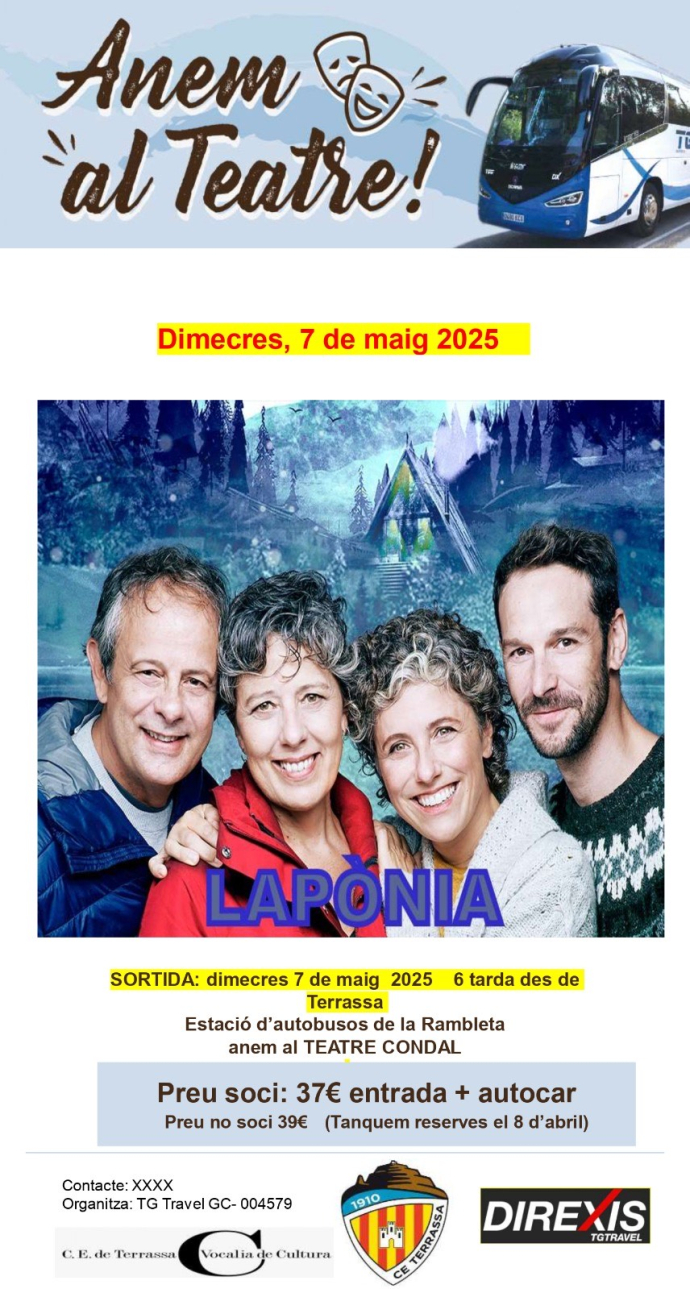 Anem al teatre a Barcelona, a veure 