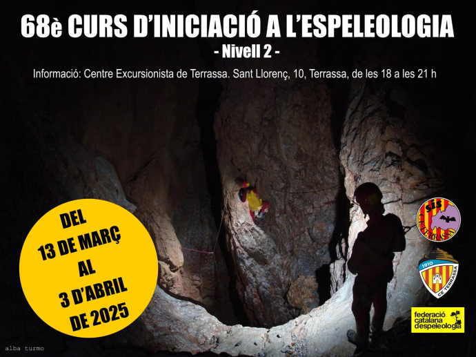 68é Curs d'iniciació a l'espeleologia - Nivell 2