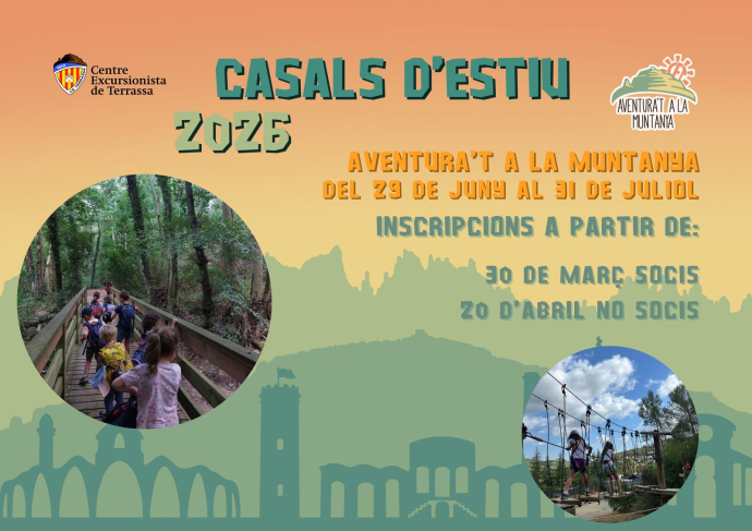 Casals d'estiu 2026. Aventura't a la muntanya
