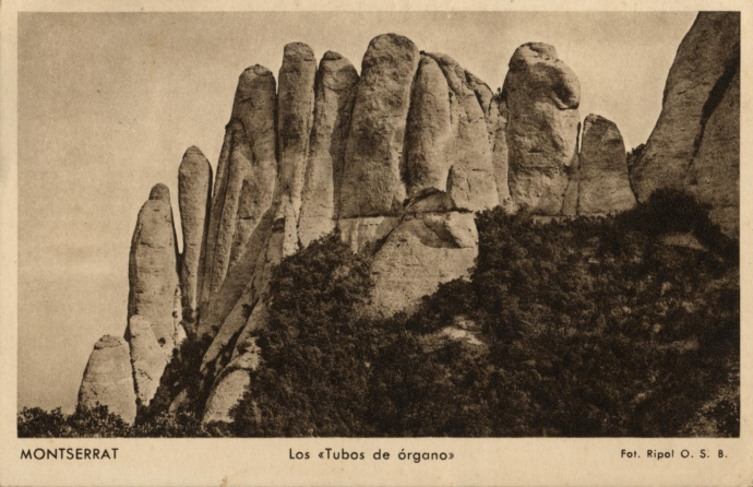 Travessa del pas dels Flautats a Montserrat