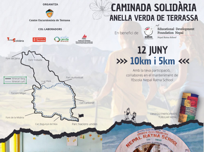 Caminada solidària 2022 · Anella Verda de Terrassa