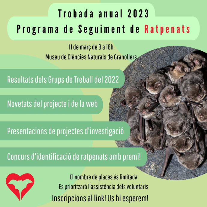 Trobada anual del Programa de Seguiment de Ratpenats