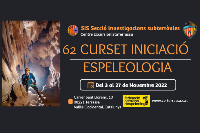 62è Curs d’iniciació a l’espeleologia