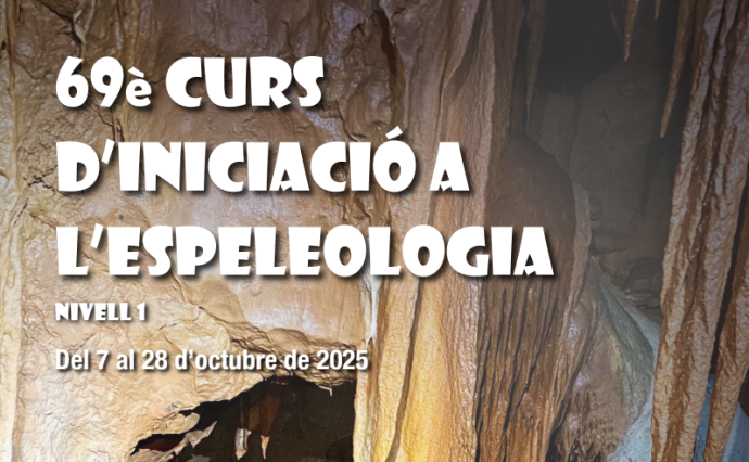 69é Curs d'iniciació a l'espeleologia - Nivell 1