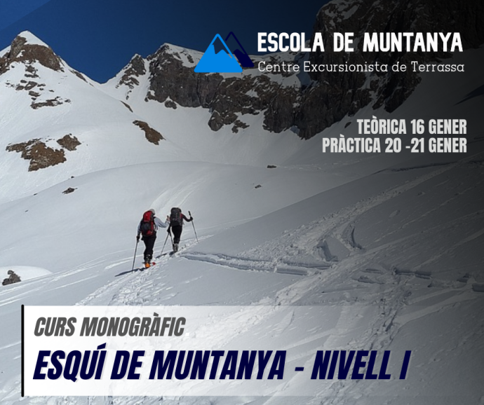 Cursos 2023-2024 - Curs d'esquí de muntanya nivell I