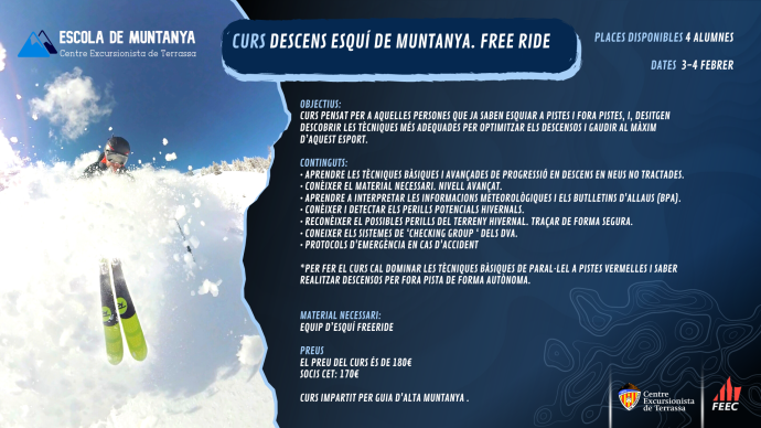 Tècniques avançades de descens «free ride»