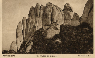 Travessa del pas dels Flautats a Montserrat