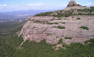 El camí ral de Barcelona a Manresa al seu pas pel Coll de Daví