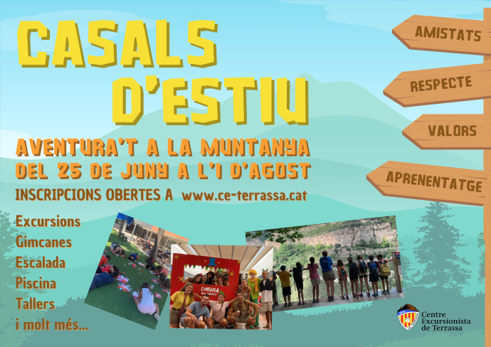 Casals d'Estiu Aventura't a la Muntanya 2025