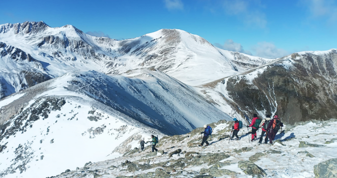 Balandrau (2.588 mts), Pic Fontlletera (2.581mts) i Pic Coma d’Orri o de Les Borregues (2.693 mts)