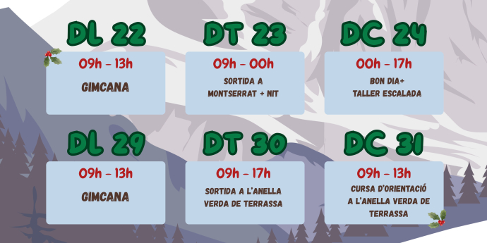 Dates i horaris