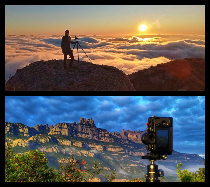 Racons panoràmics de la muntanya de Montserrat