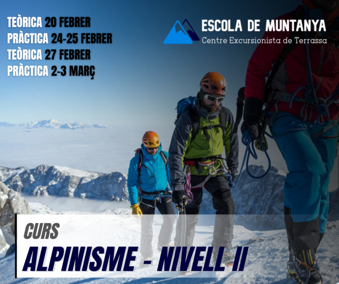 Cursos 2023-2024 - Alpinisme nivell II