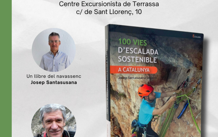 Presentació del llibre «100 vies d'escalada sostenible a Catalunya»