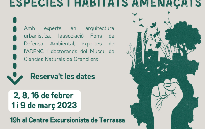Cicle de conferències-debat Biodiversitat al Vallès, espècies i hàbitats amenaçats