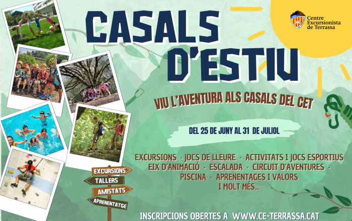 Casals d'Estiu Aventura't a la Muntanya 2024