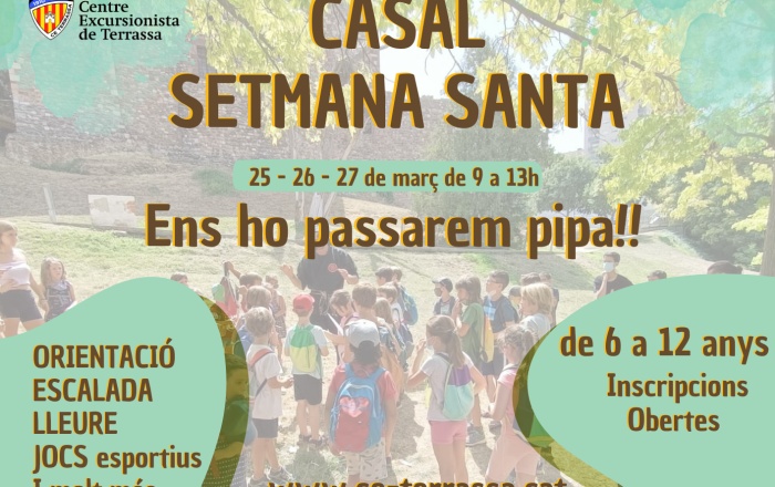 Casal de Setmana Santa del CET