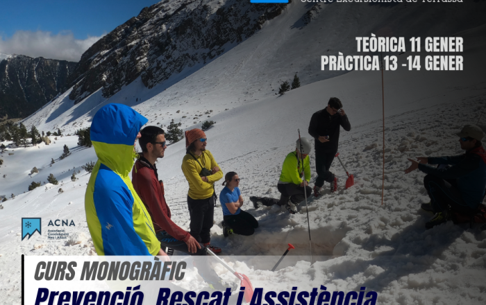 Cursos 2023-2024 - Curs de prevenció, rescat i assistència en allaus