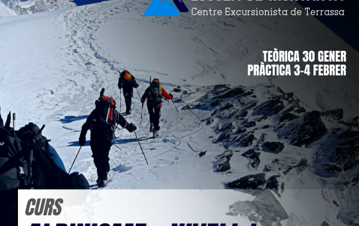 Cursos 2023-2024 - Alpinisme nivell I