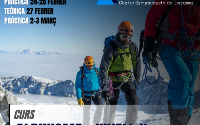 Cursos 2023-2024 - Alpinisme nivell II